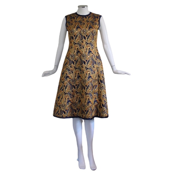 VINTAGE 1960s Malcolm Starr 3-piece Dress, Jacket + Belt - Size M/L - Picture 9 of 13